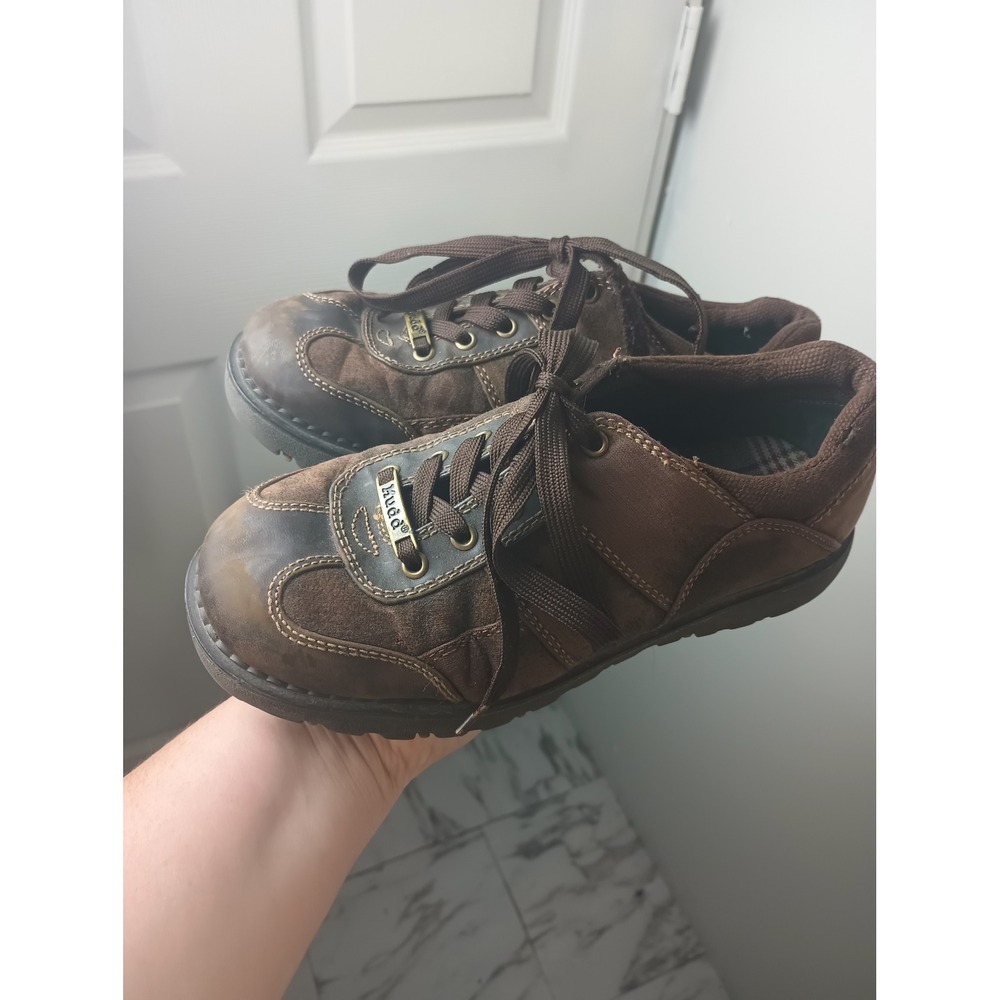 Mudd Arin Vintage Y2K Chunky Brown Platform Sneakers Shoes Womens 7M